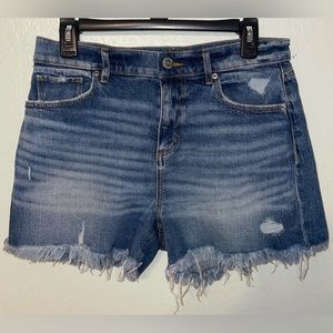LOFT cut off denim shorts